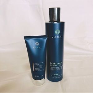 Monat - Clarifying Shampoo Unopened) (+Bonus Travel Size Super Moisture Masque)